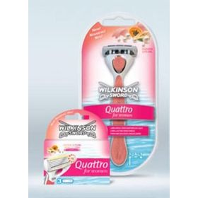 Wilkinson Sword Quattro Kadın Tıraş Bıçağı ve 1 Adet Yedek Başlık