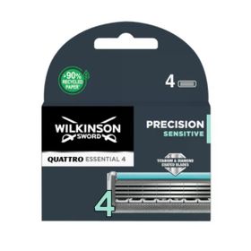 Wilkinson Sword Quattro Titanium Sensitive Erkek Tıraş Bıçağı 4 Yedek Başlık