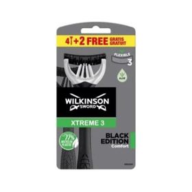 Wilkinson Sword Xtreme 3 Black Edition Kullan At 4+2 Tıraş Bıçağı