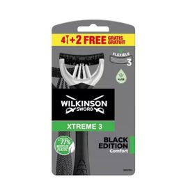 Wilkinson Sword Xtreme 3 Black Edition Kullan At 4+2 Tıraş Bıçağı
