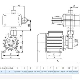 Wilo PV50-H Susuzluğa Karşı Korumalı Otomatik Hidrofor