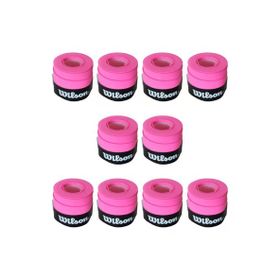 Wilson Comfort Bowl O'grips 10 Adet Grip Pembe Tenis Raketi Gribi