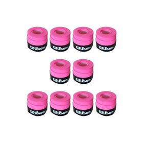 Wilson Comfort Bowl O'grips 10 Adet Grip Pembe Tenis Raketi Gribi