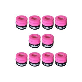 Wilson Comfort Bowl O'grips 10 Adet Grip Pembe Tenis Raketi Gribi