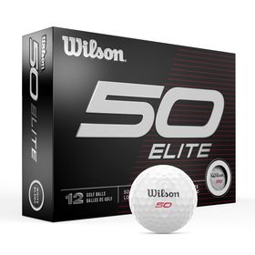 Wilson Fifty Elite Beyaz 12'li Paket Golf Topu