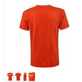 Wilson M Script Logo Cotton Turuncu Erkek Tenis T-Shirt