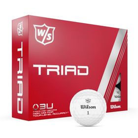Wilson Staff Triad Beyaz 12 Golf Topu
