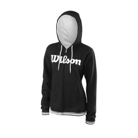 Wilson Team Script FZ siyah Kadın Tenis Sweatshirt