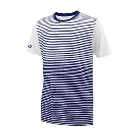 Wilson WRA767203 Lacivert B Team Striped Crew Erkek Çocuk T-Shirt