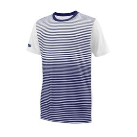 Wilson WRA767203 Lacivert B Team Striped Crew Erkek Çocuk T-Shirt