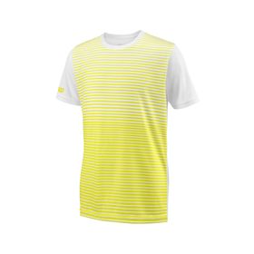 Wilson WRA767205 Sarı B Team Striped Crew Erkek Çocuk T-Shirt