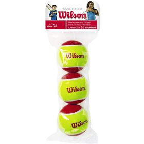 Wilson WRT137001 Kırmızı Starter Easy Itf Onaylı 3 Lü Tenis Antrenman Topu