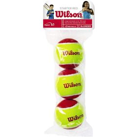 Wilson WRT137001 Kırmızı Starter Easy Itf Onaylı 3 Lü Tenis Antrenman Topu