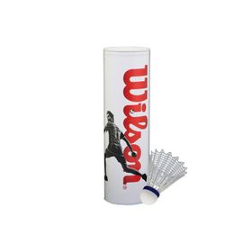 Wilson WRT6046WH Dropshot 6 Tube Wh Badminton Topu