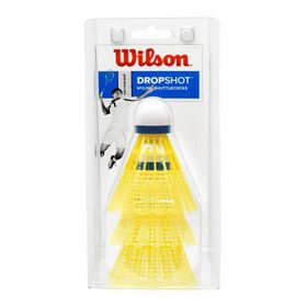 Wilson WRT6048YE Dropshot 3 Clamshel Ye Badminton Topu