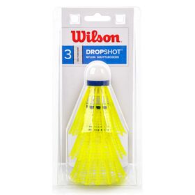 Wilson WRT6048YE Dropshot 3 Clamshel Ye Badminton Topu