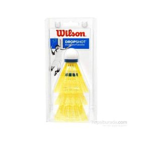 Wilson WRT6048YE Dropshot 3 Clamshel Ye Badminton Topu