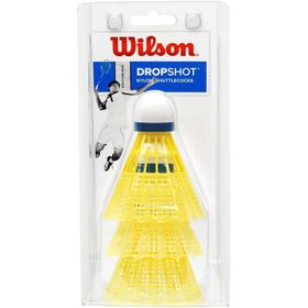 Wilson WRT6048YE Dropshot 3 Clamshel Ye Badminton Topu