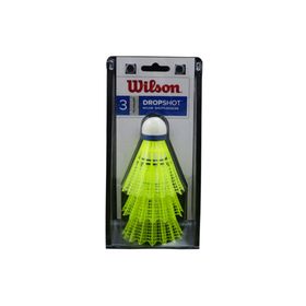 Wilson WRT6048YE Dropshot 3 Clamshel Ye Badminton Topu