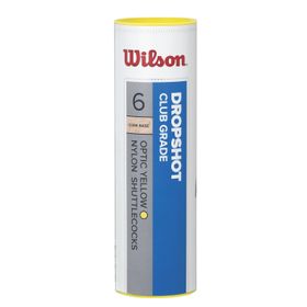 Wilson WRT6048YE Dropshot 6'lI Sarı Badminton Topu