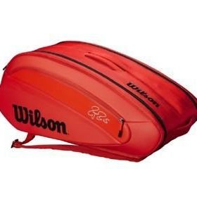 Wilson WRZ830812 Kırmızı Federer Dna 12 Pack Infrared Tenis Çantası