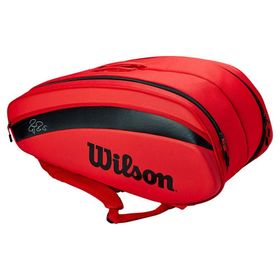 Wilson WRZ830812 Kırmızı Federer Dna 12 Pack Infrared Tenis Çantası