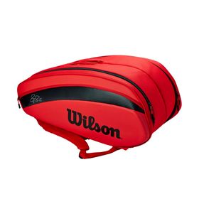 Wilson WRZ830812 Kırmızı Federer Dna 12 Pack Infrared Tenis Çantası