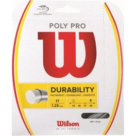 Wilson WRZ922900 Poly Pro Gri Siyah Unisex Kordaj