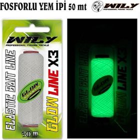 Wily 50 m Fosforlu Glow Yem İpi