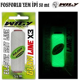 Wily 50 m Fosforlu Glow Yem İpi