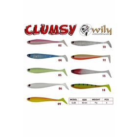 Wily Clumsy 9 cm 6 gr Renk:10 Silikon Yem