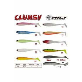 Wily Clumsy 9 cm 6 gr Renk:5 Silikon Yem