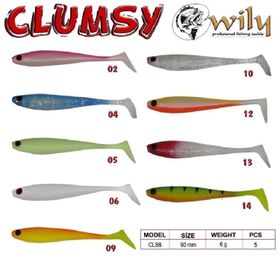 Wily Clumsy 9 cm 6 gr Renk:5 Silikon Yem