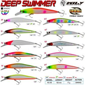 Wily Deep Swimmer 47 10 cm 17 gr Sinking Maket Balık