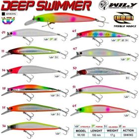 Wily Deep Swimmer 51 10 cm 17 gr Sinking Maket Balık