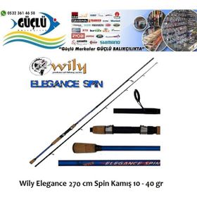 Wily Elegance 270 CM 10-40 GR Aksiyonlu Spin Kamış