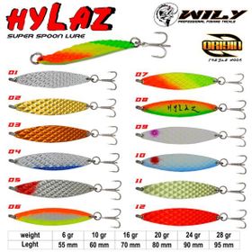 Wily Hylaz Kaşik 24 gr 90 mm Hologramli Renk: 4 Sahte Yem