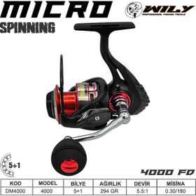 Wily Micro 4000 Dm Spin Metal Olta Makinesi