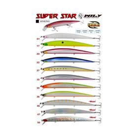 Wily Sinking Süper Star 36 gr 18.5 cm Maket Balık