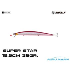 Wily Sinking Süper Star 36 gr 18.5 cm Renk: 20 Maket Balık