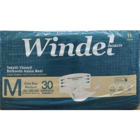 Windelhosen Bel Bantlı Medium 30lu 2 Paket 60 Adet Hasta Alt Bezi