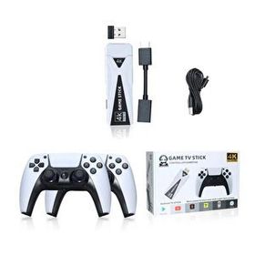 Winex 4K Android TV Stick ve Retro Game 10000 Oyunlu 64GB Beyaz Oyun Konsolu