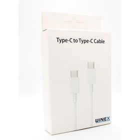 Winex Dg970 Type C To Type C 25w 1 mt Kutulu Beyaz Data Şarj Kablosu