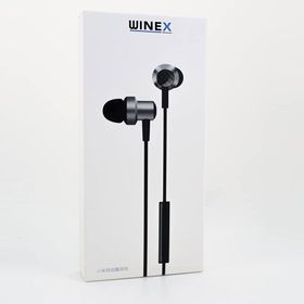 Winex Gri Mıknatıslı Metal Mikrofonlu Kablolu Kulakiçi Kulaklık