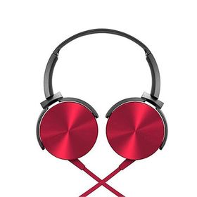 Winex Hd Extra Bass Kırmızı Kablolu Mikrofonlu Kulaklık