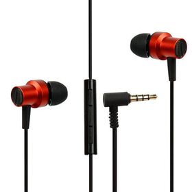 Winex Kırmızı Mıknatıslı Metal Mikrofonlu Kablolu Kulakiçi Kulaklık