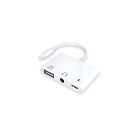 Winex Mobile 3 in 1 Lightning 3.5 mm Aux+Usb A Otg Lightning Şarj Adaptör Dönüştürücü
