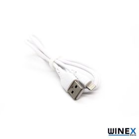 Winex Mobile 3A Beyaz CA60 USBA to Lightning Data ve Hızlı Şarj Kablosu