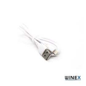 Winex Mobile 3A Beyaz CA60 USBA to Lightning Data ve Hızlı Şarj Kablosu