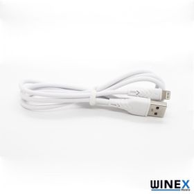Winex Mobile 3A Beyaz CA60 USBA to Lightning Data ve Hızlı Şarj Kablosu